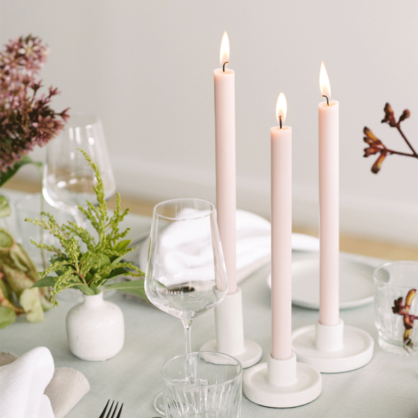 So Stoney Dinner Candle Set - Tall