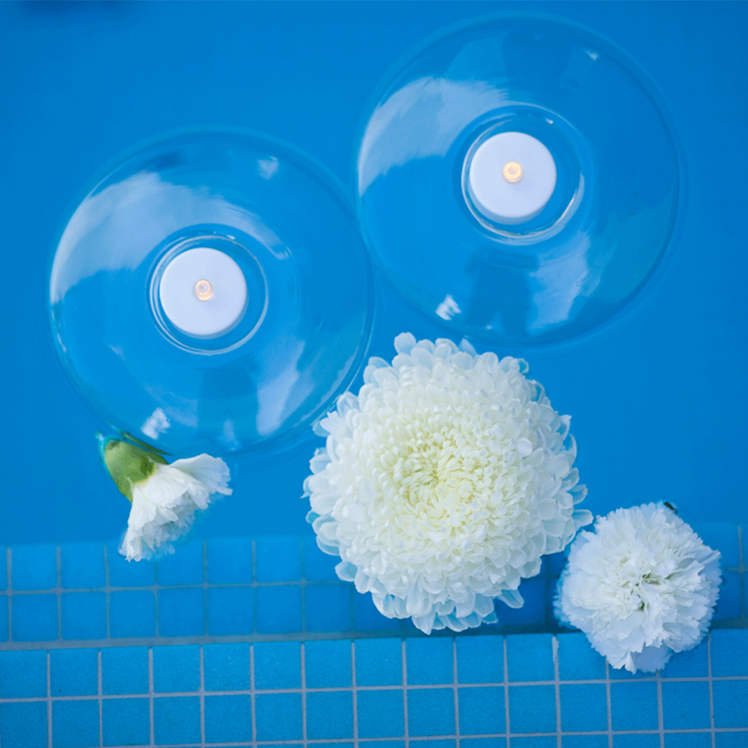 Floating Tealight Candle Holder