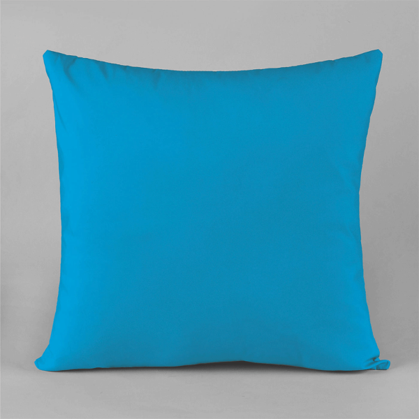Bright Blue Cotton Cushion