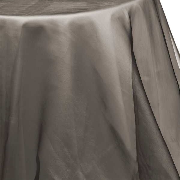 Delicate Organza Tablecloth - Pewter Grey