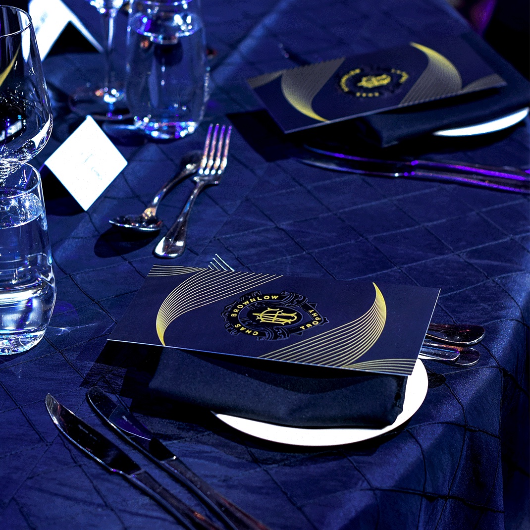 Pintuck Tablecloth - Navy Blue - Image 2