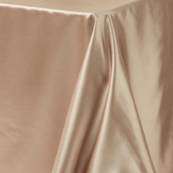 Satin Tablecloth - Latte Brown