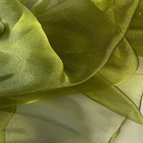 Delicate Organza Tablecloth - Moss Green